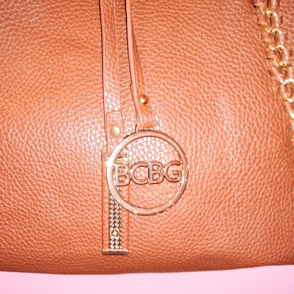 🎉HP🎉NWOT BCBG Camel Vegan Leather NeverFull Tote - Picture 5 of 8